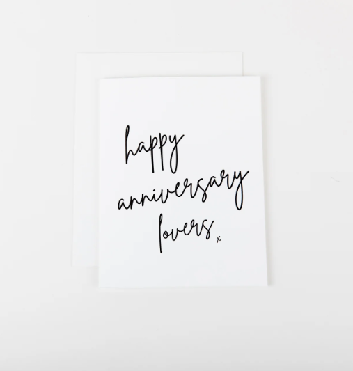 W&C Cards - Happy Anniversary Lovers