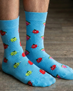 Load image into Gallery viewer, Men's Midcalf Socks - Did Good | Happy Food
