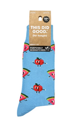 Load image into Gallery viewer, Men's Midcalf Socks - Did Good | Happy Food
