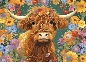 Puzzle - Highland Cow 500pc