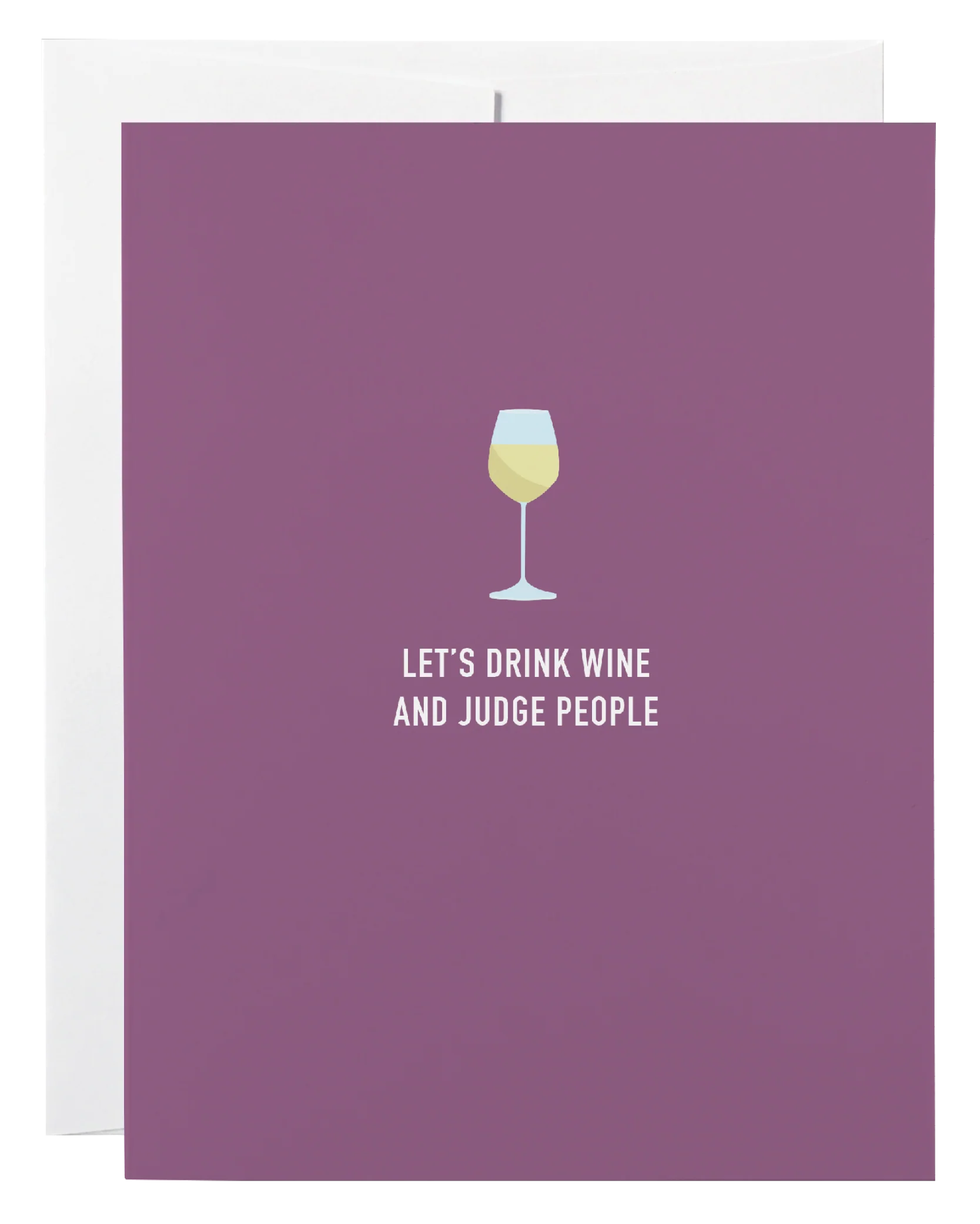 Classy Cards - Drink Wine & Judge People