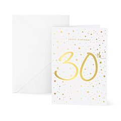 Katie Loxton Cards - Happy Birthday 30th (stars)
