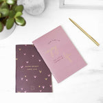 Load image into Gallery viewer, Katie Loxton Notebook Duo - Take Time | Plum
