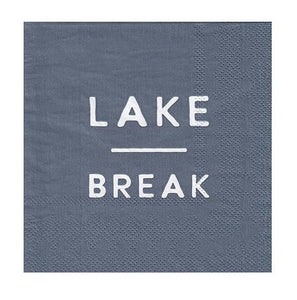 Cocktail Napkin - Lake Break