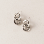 Load image into Gallery viewer, Waterproof Collection - Stud Earrings Linx Slvr
