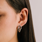 Load image into Gallery viewer, Waterproof Collection - Stud Earrings Linx Slvr

