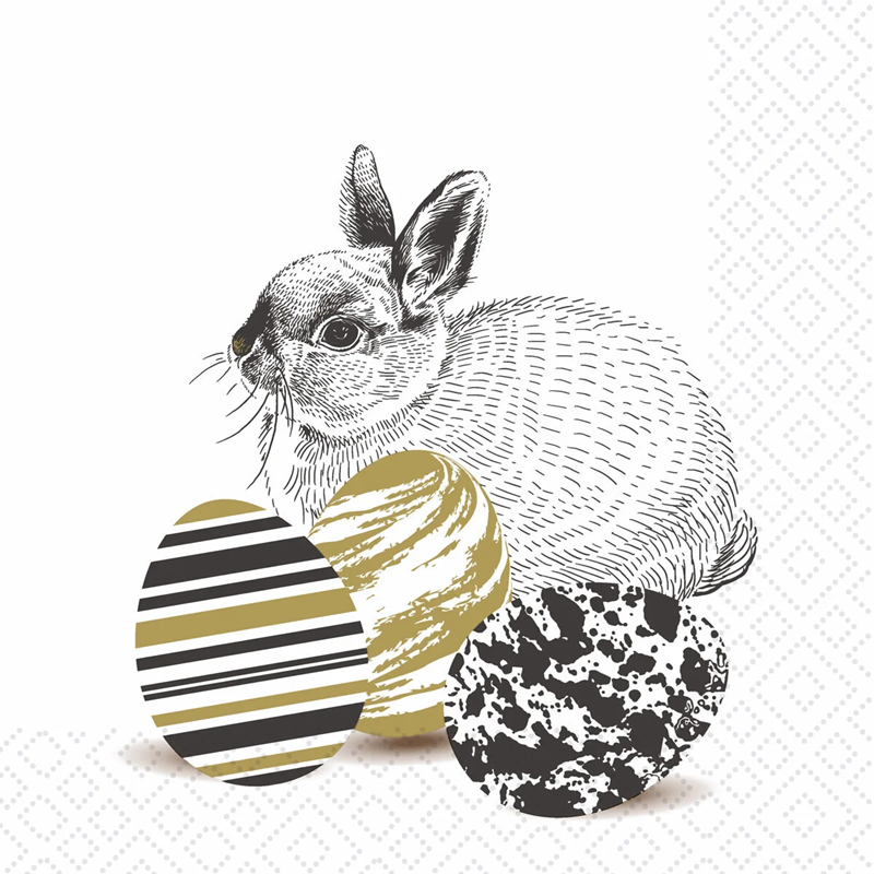 Luncheon Napkin - Marbled Eggs