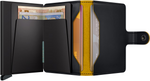 Load image into Gallery viewer, Miniwallet - Matte Black &amp; Ochre
