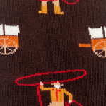Load image into Gallery viewer, Men's Midcalf Socks - Retro Rodeo
