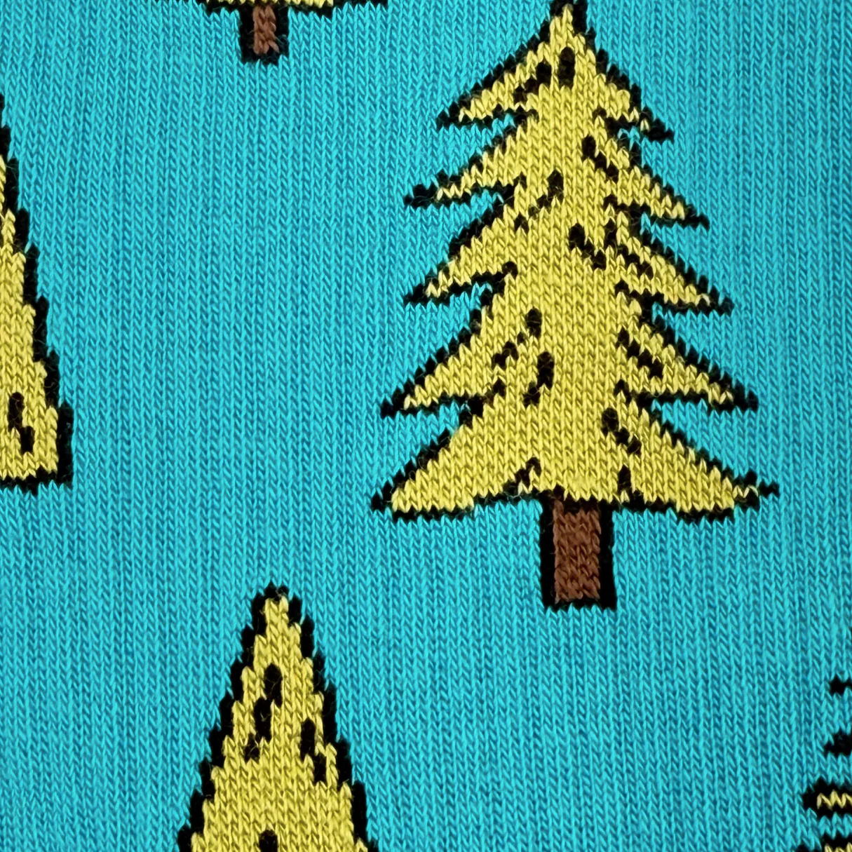 Men's Athletic Socks - Mountains & Trees