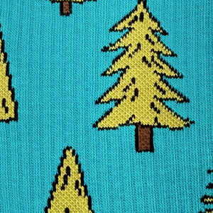 Men's Athletic Socks - Mountains & Trees