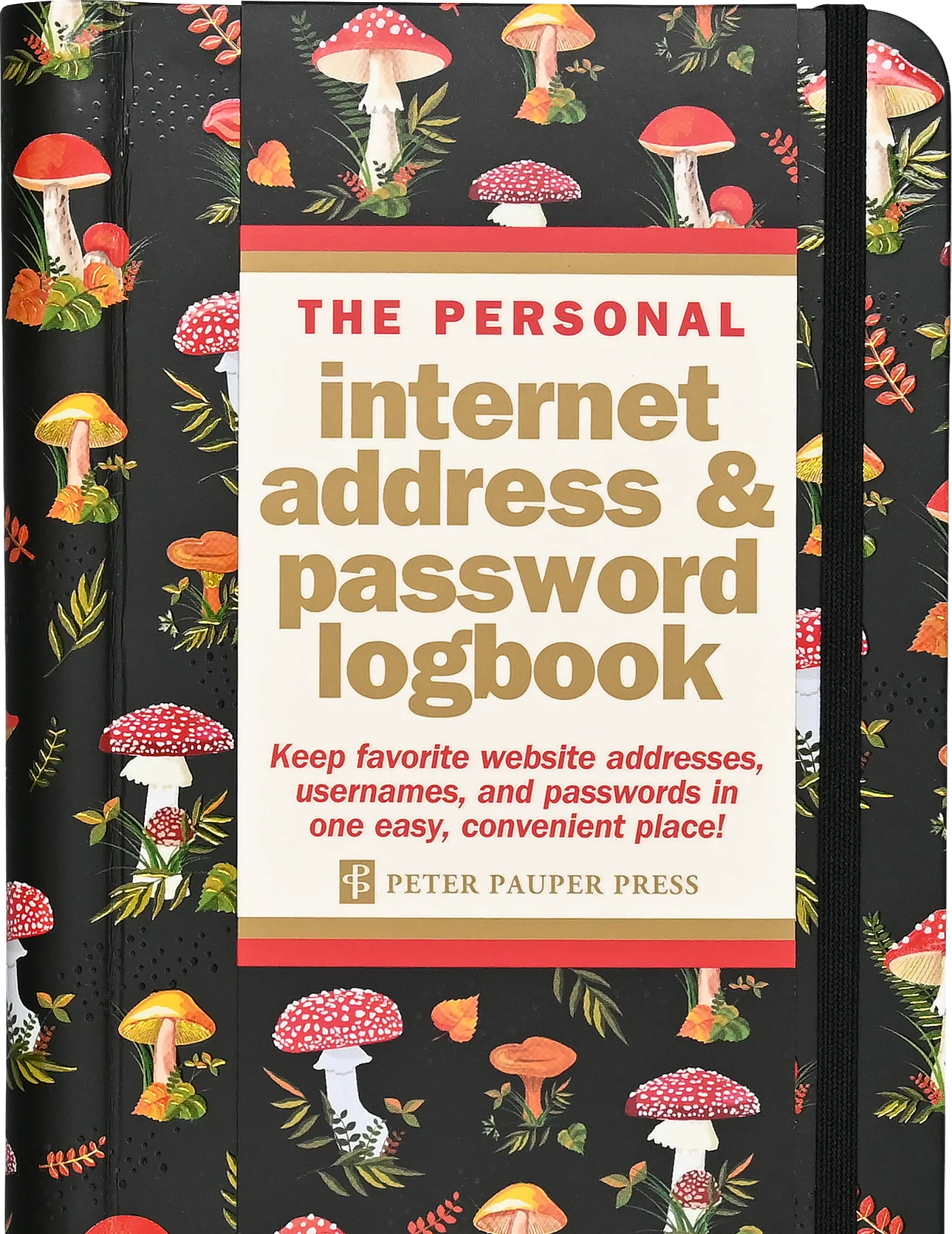 Journal - Password Logbook Mushroom