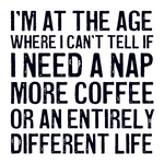 Load image into Gallery viewer, Wood Coaster - I'm at the Age (Nap)
