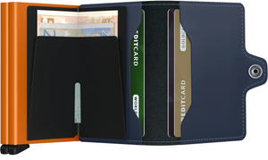 Twinwallet - Matte Nightblue & Orange