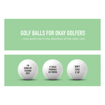 Load image into Gallery viewer, Classy Golf Balls - For Okay Golfers s/3
