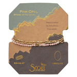 Load image into Gallery viewer, Scout Bracelet - Delicate Pink Opal | Gold
