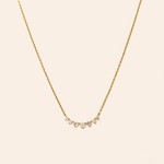 Load image into Gallery viewer, Gold-Plated Necklace - Dewdrop White Opal 16"+2"
