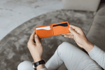 Load image into Gallery viewer, Wallet - MagSafe Stand Orange
