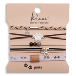 Load image into Gallery viewer, Hair Tie Bracelet - Paws Md s/5
