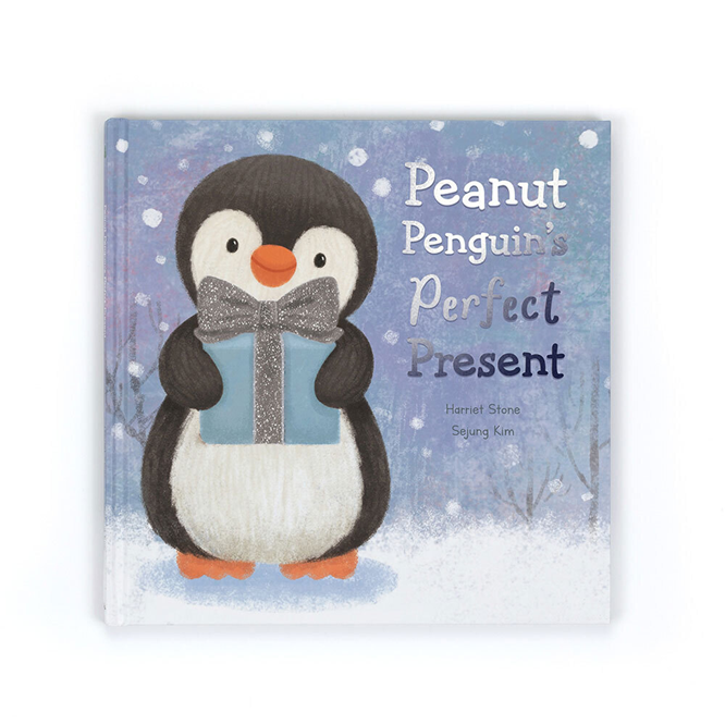 Jellycat Holiday Book - Peanut Penguin's Perfect Present