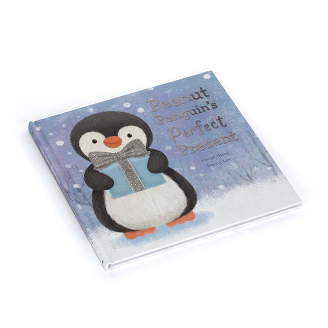 Jellycat Holiday Book - Peanut Penguin's Perfect Present