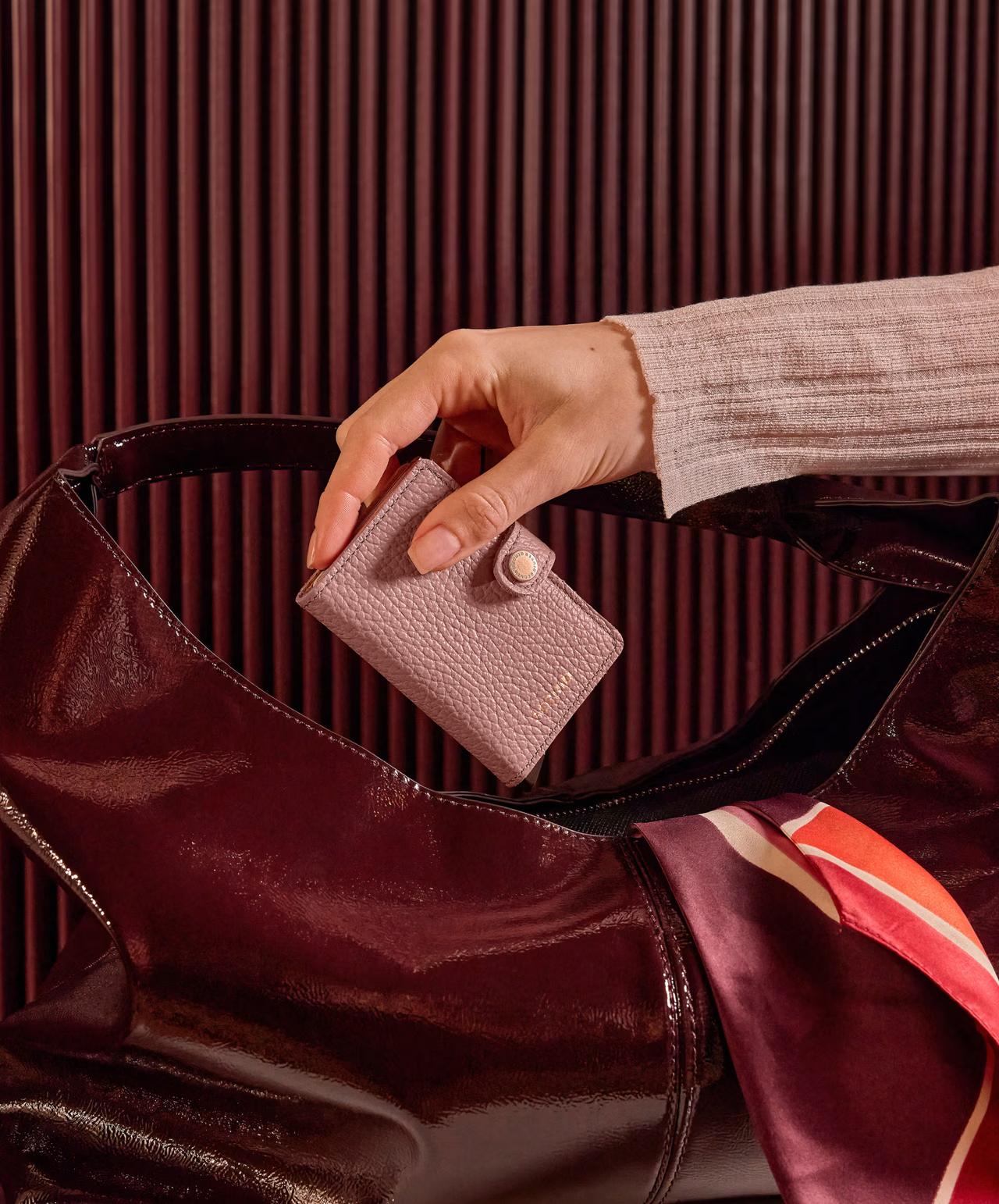 Miniwallet - Pebble Rose