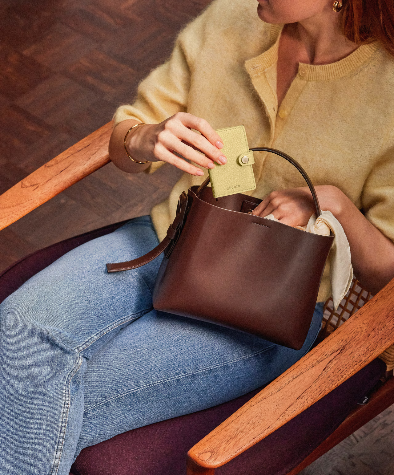 Miniwallet - Pebble Butter Yellow