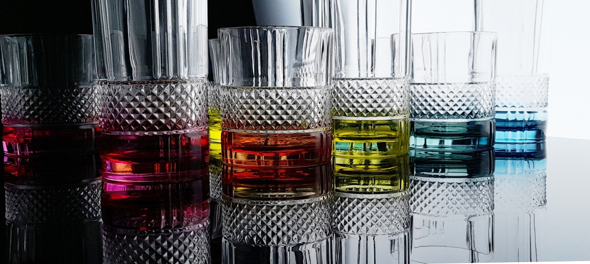 RCR Rainbow Highball Tumbler - set of 6