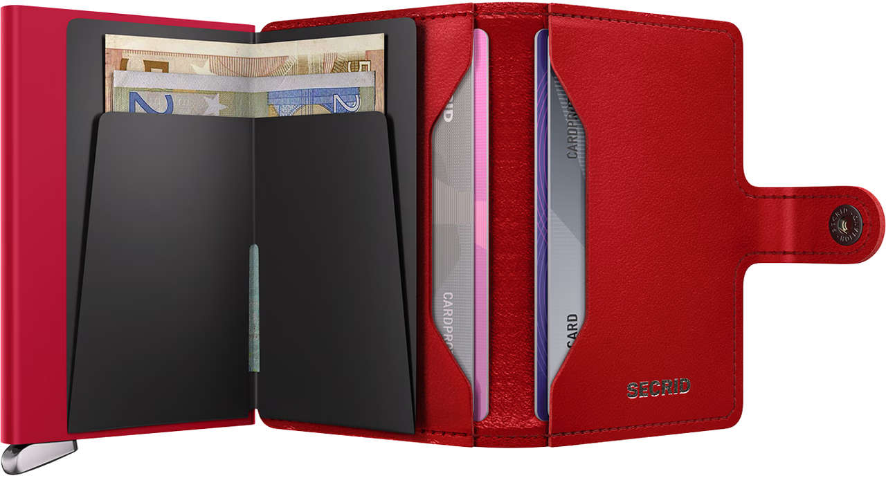 Miniwallet - Premium Emboss Diamond Red