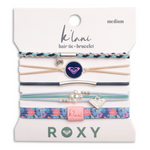 Load image into Gallery viewer, Hair Tie Bracelet - Roxy Blue Md s/5
