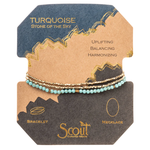 Load image into Gallery viewer, Scout Bracelet - Delicate Turquoise | Gold
