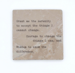 Load image into Gallery viewer, Marble Coaster - Grant Me the Serenity
