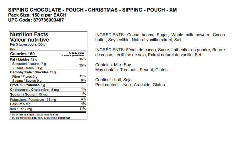Jacek Chocolate - Holiday Sipping Chocolate