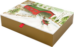 Load image into Gallery viewer, Holiday Boxed Card Set - Snowy Sleigh Ride s/20

