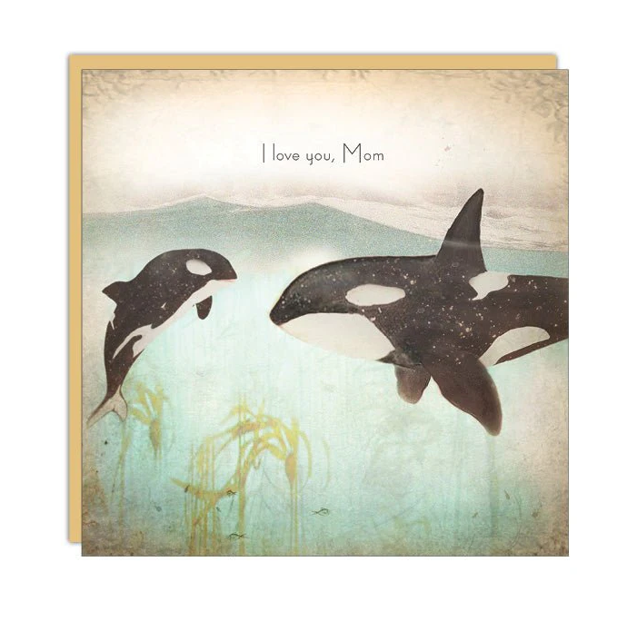 CM Cards - Mother's Day I Love You Orca
