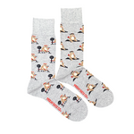 Load image into Gallery viewer, Men&#39;s Midcalf Socks - Sloth Working Out
