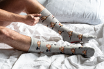 Load image into Gallery viewer, Men&#39;s Midcalf Socks - Sloth Working Out
