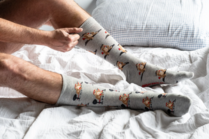 Men's Midcalf Socks - Sloth Working Out