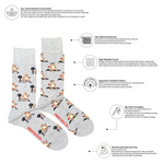 Load image into Gallery viewer, Men&#39;s Midcalf Socks - Sloth Working Out
