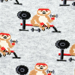 Load image into Gallery viewer, Men&#39;s Midcalf Socks - Sloth Working Out
