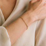 Load image into Gallery viewer, Waterproof Bracelet - Small Paperclip 6"+1.25"
