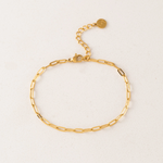 Load image into Gallery viewer, Waterproof Bracelet - Small Paperclip 6"+1.25"
