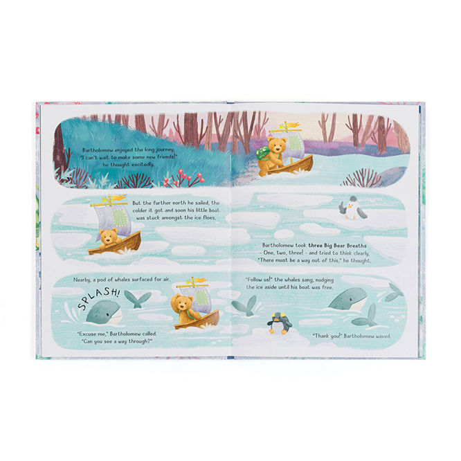 Jellycat Holiday Book - Bartholomew Bear & the Snow Giants