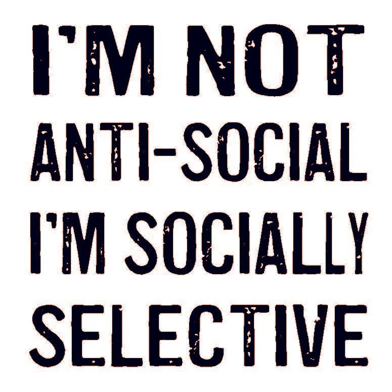 Wood Coaster - I'm Not Anti-Social