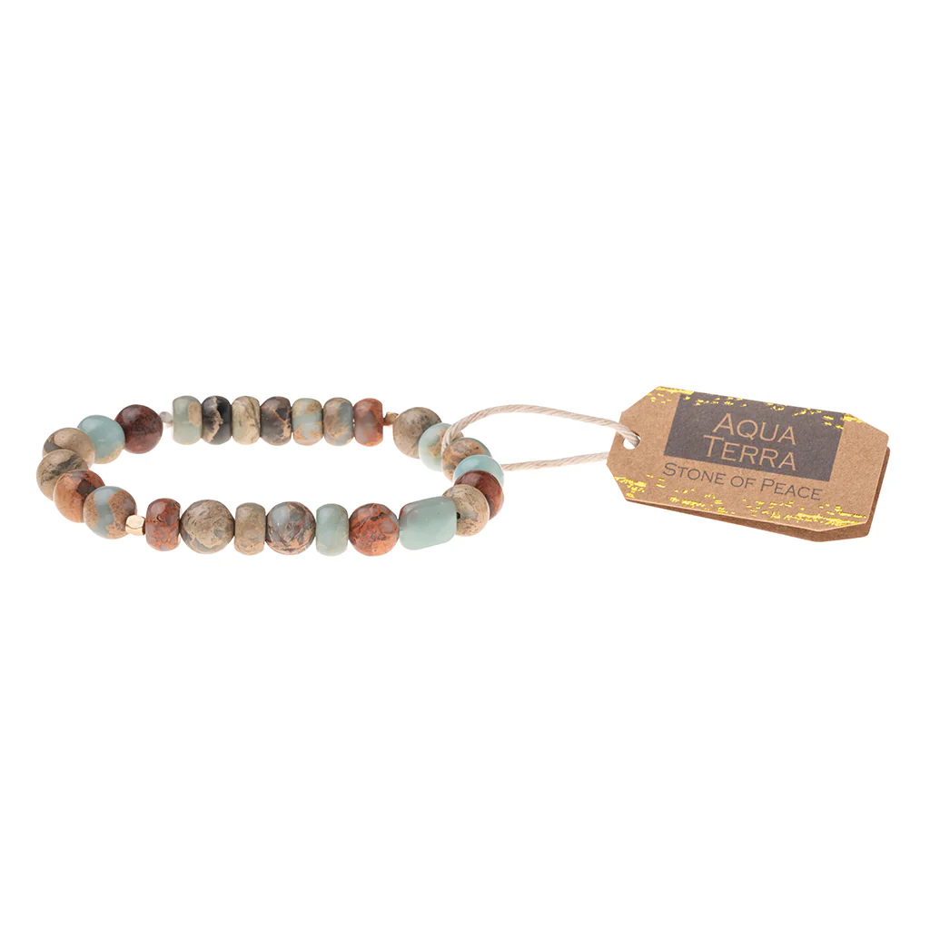 Scout Bracelet - Stacking Aqua Terra