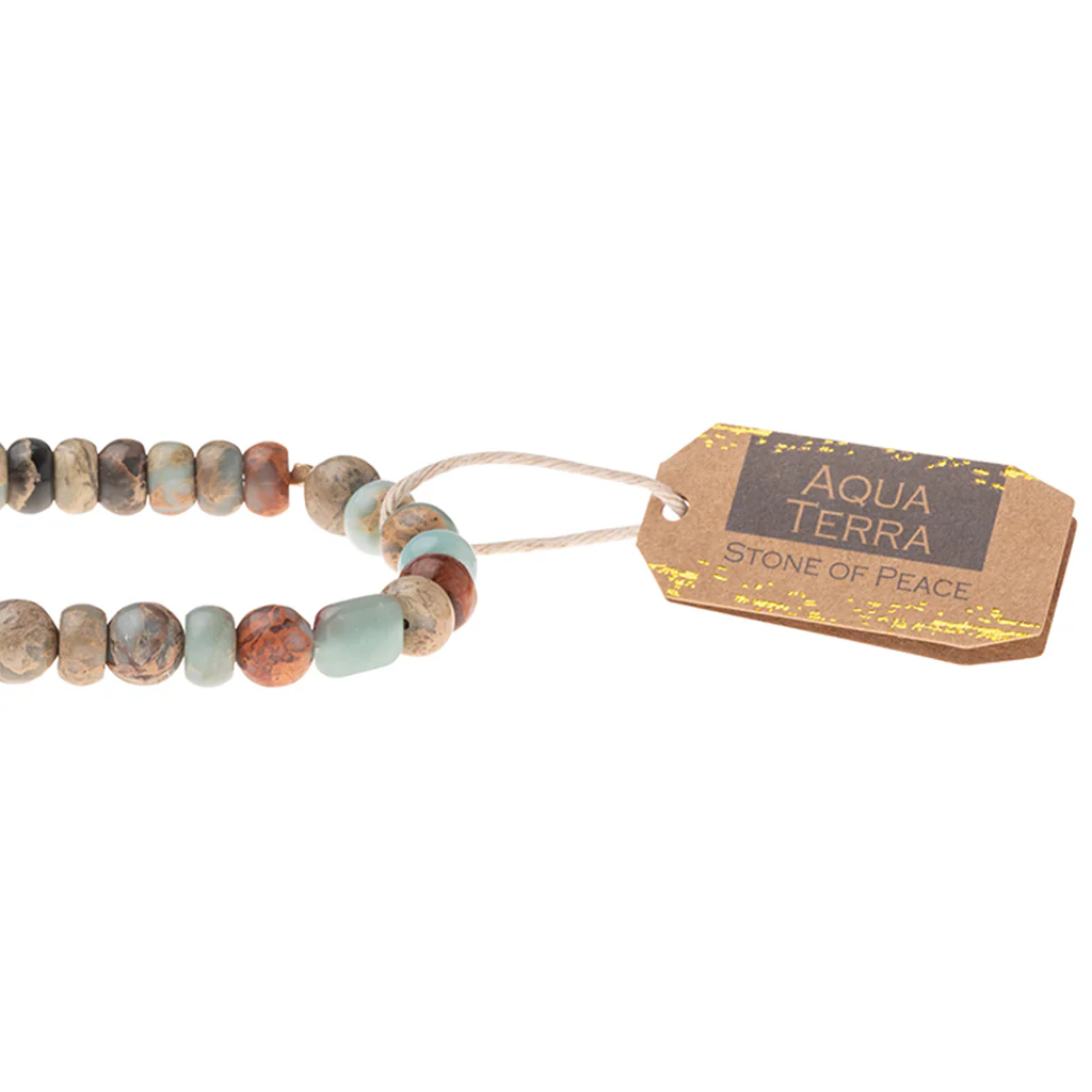 Scout Bracelet - Stacking Aqua Terra