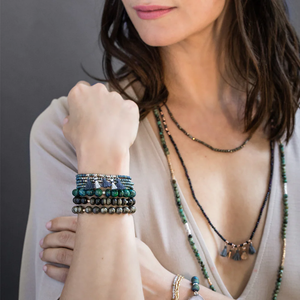Scout Bracelet - Stacking Mexican Onyx