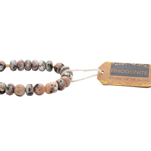 Scout Bracelet - Stacking Rhodonite