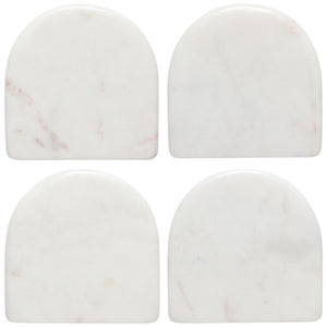 Coaster - Marble Arch White s/4