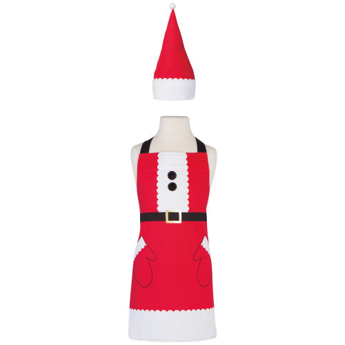 Kids Apron & Hat - Santa Suit